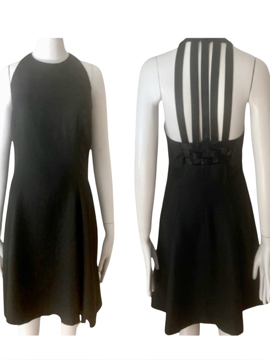 Donna Ricco Dresses & Skirts - DONNA RICCO Strappy Crepe Little Black Dress Cocktail Party